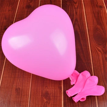 10pcs/veľa Romantických 12 Palcov 2.2 g Červenej Láska Srdce Latex Hélium Balóniky Svadobné Dekorácie Valentines Day Narodeninovej Party Balóny