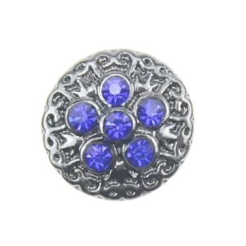 10pcs/veľa Zmiešané Farby & Vzor 12mm Modul Tlačidlo Šperky Kamienkami Kovové Modul Snap Fit Náramok, Náhrdelník Príslušenstvo Šperky