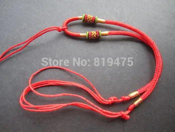 10Pcs/Veľa Čínskej Tradičnej Nylon Prívesok Kábel Lano pre Náhrdelník Červená Čierna Farba Hnedá Pre Náhrdelník Tvorby