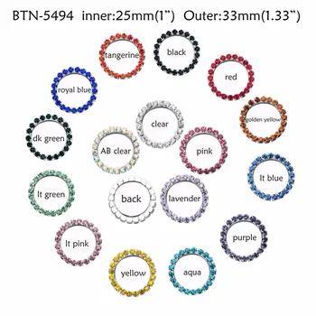 10PCS vnútorné 25 mm drahokamu tlačidlo spp nastavenie môžete vybrať prívesok štýly BTN-5494