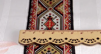 10yards*5 cm Čínsky Pásky Digital Žakárové Kvet Ruban Pásky/Výšivky Popruhu HOBBY Ručné Šitie Opony Príslušenstvo