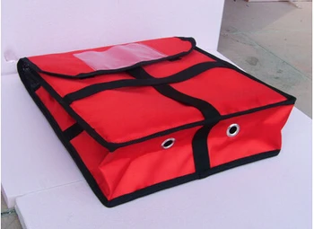11 Palcový Pizza tašky 33*33*11 cm pizza dodania taška červená farba