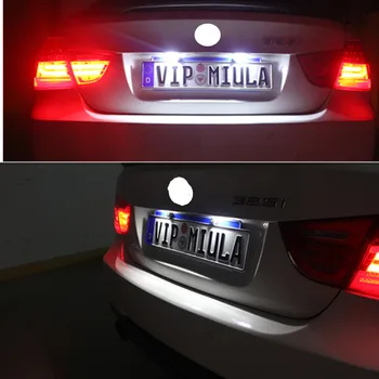 11Pcs Biela Mapu Dome batožinového priestoru špz LED osvetlenie Interiéru Balík Riešenie Držiak Pre 2004-Toyota Prius Canbus Auto Zdroj Svetla