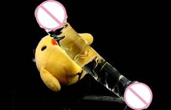 12*2,4 palca dvojité dildo,Sklenené dildo penis,G-Spot Crystal Penis sexuálne hračky pre ženy čarovná palička sex produkty G-bod Stimulátor análny