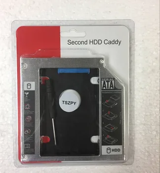 12,7 MM 2. Pevný Disk Prípade HDD SSD Caddy pre Fujitsu lifebook T900 T901 E751 E752 E781 E782 AH512