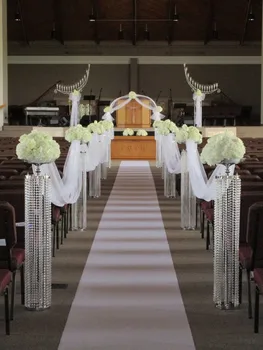 120 cm(H)*20 cm(W) svadobné Crystal Pilier Svadobné Cesty Vedú Strany stĺpec Banquet dekorácie 10pcs/veľa