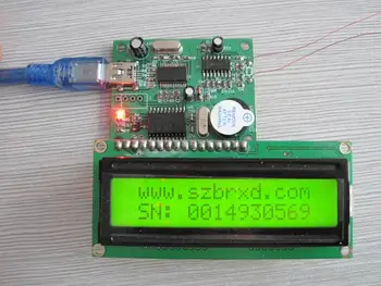 125KHz nízka frekvencia modul RFID modul s rozhraním USB EM4095 LCD1602