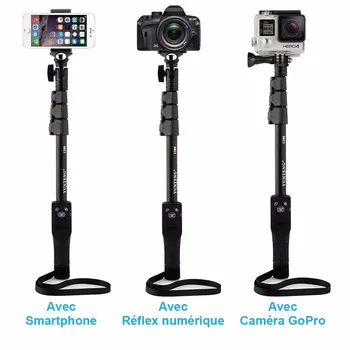 1288 Bluetooth Rozšíriteľný Selfie Tyč Teleskopická Monopod+ Fisheye Makro Široký Uhol Telefón Objektív pre iPhone, 8 a / 8 a / X/ 7 Plus