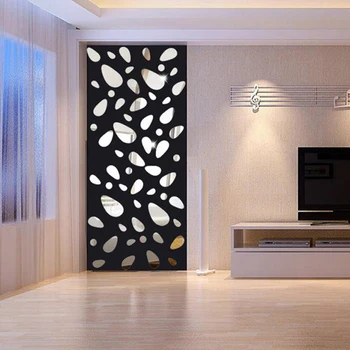 12pcs/set 3d Diy nálepky na stenu, dekorácie zrkadlo samolepky na stenu pre TV joj domova Moderné Akryl dekorácie na stenu umenie