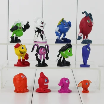 12pcs/set Pacman Pixelov PVC Akčné Figúrky Hračky, Bábiky, Pac-Man, Zvieracie Figúrky Zberateľské Modely Pre Deti 2-5.5 cm