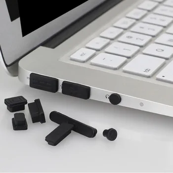 12pcs/set Professional Silikónový Anti-Prach Plug Kryt Zátka Notebook Prachotesný USB Prachu Plug Kryt Súbor Vhodný Pre Macbook