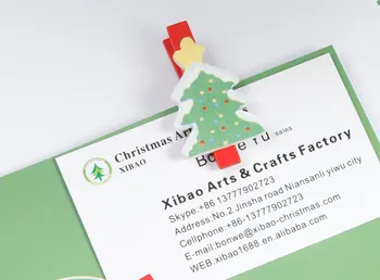 12PCS Vianočné Drevené klipy tvorivé ozdoby, drevené klip Photo Paper Craft Klipy Domov Svadobné Xmas Party Nový rok Dekor