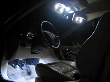 12pcs špz lampa LED žiarovka Interiéru stropné Svetlo Držiak pre Škoda Octavia 2 MK2 MK II RS 1Z3 TDI TSI LPG (2005-2012)