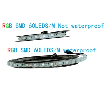12V DC 5M RGB LED Pás Svetla Flexibilné Vysokú Kvalitu 3528 5050 5630 Teplá studená Biela RGB 300 led SMD Nie je vodotesný/vodotesné