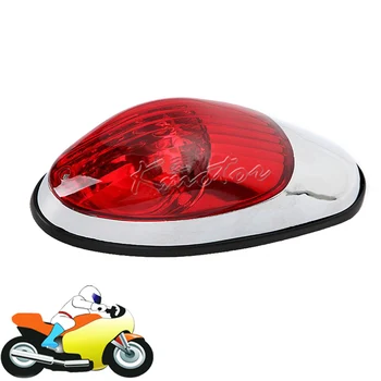 12v Motocykel Chvost Brzdové Svetlá Červená Objektív Moto Pomocné Svetlo Chvost Lampa pre Harley Suzuki Yamaha, Honda Shadow 750 400