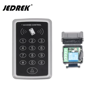 12V RFID 125khz + Bezdrôtový 315mhz/433mh + heslo Blokovanie dverí otvárač pre prístupový systém s 10 ks ID klávesnica