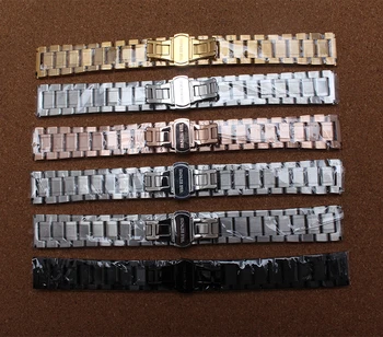 14 mm 15 mm 16 mm 17 mm 18 mm 19 mm 20 mm 21 mm 22 mm 23 mm z Nehrdzavejúcej ocele watchbands kovové popruhy náramky originálne príslušenstvo hodinky