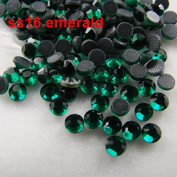 1440 ks ss16 Emerald DMC hot fix kamienkami ploché späť kamienkami Vysokej Kvality,doprava Zdarma