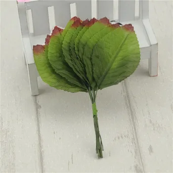 144pcs Hodváb Leaf Zelené Listy Eukalyptu Umelý Kvet Pre Svadobné Domáce Dekorácie DIY Veniec Scrapbooking Plavidlá Falošné Kvet