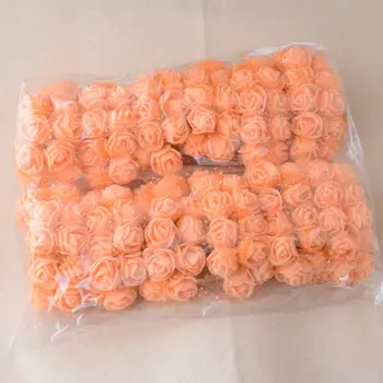 (144pcs/lot) Multicolor S gázy Rose Pena Mini umelého hodvábu Kytice jednofarebné/svadobné dekoratívne kvety, vence J3039