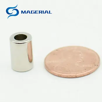 15-2000pcs NdFeB Magnetický Krúžok Dia. 7.6x4.3x11.5 mm 0.3