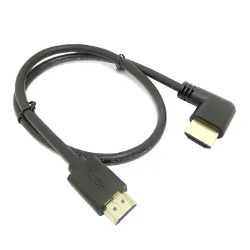 15 cm/60 cm/180 cm HDMI 2.0 Kábel Uhol 90 stupňov, HDMI Kábel HDMI 4k HDMI Kábel 4K 1080P 3D pre PS3 Projektor HD Kábla Počítača