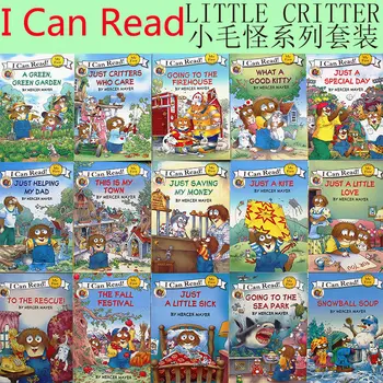 15 kníh/set som si môžete prečítať malý tvor anglický obrázok príbeh knihy, deti, dieťa raného vzdelávania rodič-dieťa čítania knihy darček