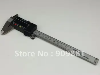 150mm Nerezovej Ocele Elektronické Vernier Strmeň 6inch 0.01 mm Digitálny Strmene Metrické/Palec Mikrometer Meradlo Merací Nástroj