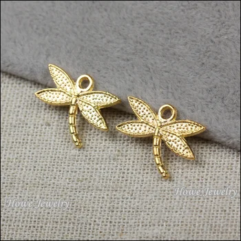 150pcs vintage dragonfly prívesok zlatej farby zliatiny zinku Prívesok DIY Európsky Štýl šperky zistenia C022