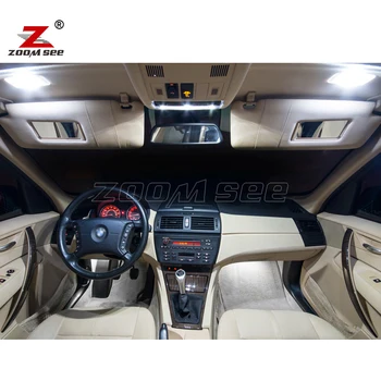 15pc x Canbus bez Chýb LED Žiarovka Interiéru Dome Mapu Svetla Kit pre BMW X1 E84 (obdobie 2010-)