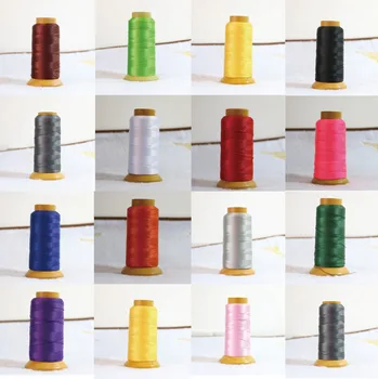 16 farebné guľôčky Nylon hodváb kábel závit line 0.6 mm nosenie šperkov náhrdelník B858-B859