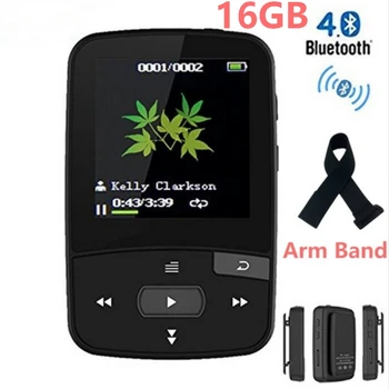 16 GB Bluetooth, MP3, MP4 prehrávač hudby s clip pre Šport Pôvodné RUIZU-X50 Prenosné, FM Rádio, Krokomer + Zadarmo Šport Rameno Band