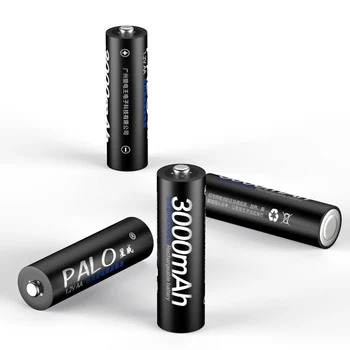 16Pcs AA Batérie NI-MH 3000mah 1.2 V, Batérie, Dobíjacie Batérie Led baterka PALO batérie Veľkoobchod