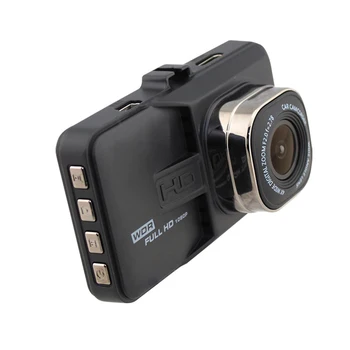 170 Stupeň Auta DVR Kamera Full HD 1080p Záznamník Novatek 96223 3 Palcový Dashcam Video Registrator G-senzor Dash Cam Auto Čierna skrinka