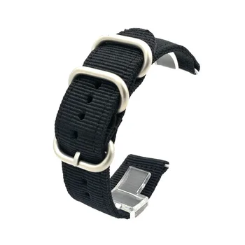 18 mm/20 mm/22mm/24mm Watchband Nylon Popruh Krúžok Pracky Nahradenie Kapela Sledovať Príslušenstvo TT@88