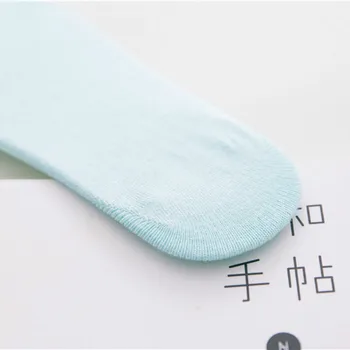 1lot=5 Párov HOT Nový Príchod Ženy, Bavlnené Ponožky Žena Solid Farba Candy Neviditeľné Ponožky Letné Tenké Sladké Bežné Črievičku Ponožky