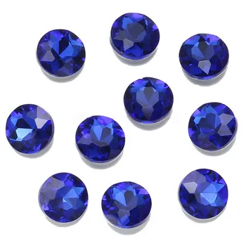 1lot Diamond cut okrúhly tvar kamienkami piontback šitie kamienkami nechty kamene a kryštály šiť na kamienkami na oblečenie