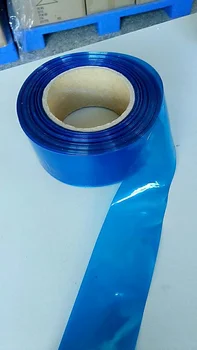 1m Transparentná Modrá Lipo Batérie Puzdro z PVC Tepla Shrinkable Trubice 18650 Zábal Batérie Film 32 50 110 mm DIY Sady 100 cm