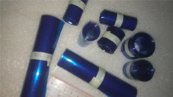 1m Transparentná Modrá Lipo Batérie Puzdro z PVC Tepla Shrinkable Trubice 18650 Zábal Batérie Film 32 50 110 mm DIY Sady 100 cm