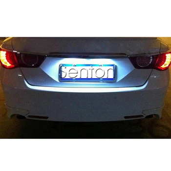 1Pair bezchybné Auto LED číslo špz Svetlo 12V Biele SMD LED canbus žiarovka Auto Styling Pre BMW E39 5D príslušenstvo
