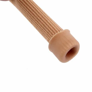 1PC 15 cm Textílie Gél Trubice Rebrovaný Obväz Prsty a Chránič Nohy, Ruky Úľavu od Bolesti Kryt pre Corns Nohy Pedikúra Nástroj
