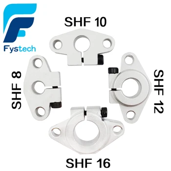 1pc 3D Tlačiarne SHF8 SHF10 SHF12 SHF16 Hliníkové Tyče Železničnej Hriadeľ Lineárne Železničnej Podporu CNC Router XYZ Axiz pre Reprap 3D Tlačiarne