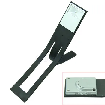 1PC Black Flexibilný Skladací LED Klip Na Čítanie Knihy Svetlo Lampy Pre Čítačku Kindle Vedľa Lampy