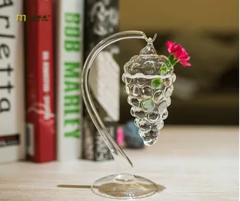 1PC Longming Domov Tvorivé hrozna visí hydroponické kvetinové vázy transparentné sklo fbottle alebo bytového zariadenia Ú. v. eú 2042