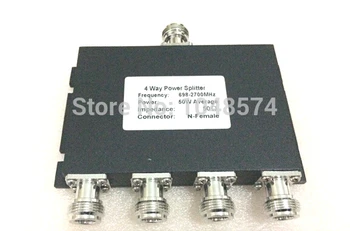 1PC Micro strip Wilkinson 698-2700MHz 4 spôsob power splitter delič 50W 50 ohm N žena