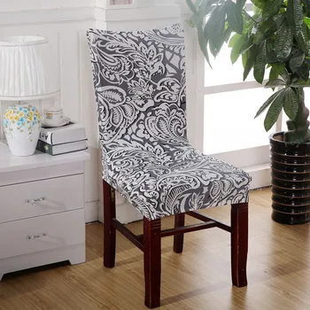 1pc odolná polyester spandex univerzálny strany jedálenské stoličky kryt krásne kvetinové úsek dekorácie hotel x izba, obývacia izba kryt sedadla