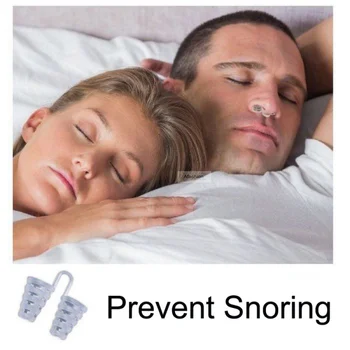 1pc Soft Anti Chrápať Zátka Zabrániť Chrápanie Klip Stráže Stop, Prístroj Riešenie Otvory Na Uľahčenie Dýchania Spánku Nos Starostlivosť