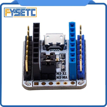 1pc TMC2208 Tester S Stohovateľné Hlavičky Testu Alebo Flash Parameter Režimy S 5 ks TMC2208 Prevádzky Na USB Na Sériový Adaptér