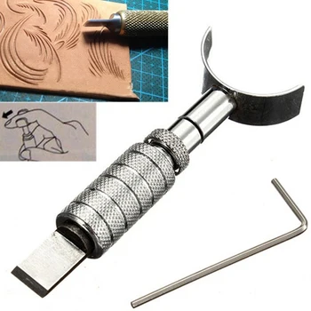 1pc Točí Kožené Rotujúcim Nožom Otočný Plavidlá Ťažších DIY Ručne vyrábané Kožené Nástroje Rotujúcim Nožom S Čepeľou