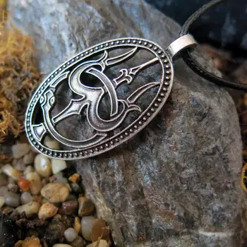 1pc trishula a ouroboros viking náhrdelník amulet šperky shiva je trident a had prívesok náhrdelníky sanlan šperky